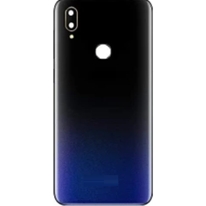 SPAREWARE® Back Door Panel Body Back Panel For Vivo V11  -Black (WITH ALL LOGO)