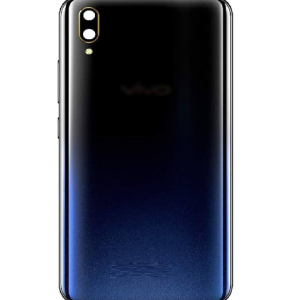 SPAREWARE® Back Door Panel Body Back Panel For Vivo V11 Pro  -Black (WITH ALL LOGO)