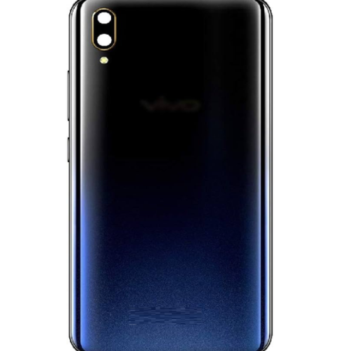 SPAREWARE® Back Door Panel Body Back Panel For Vivo V11 Pro  -Black (WITH ALL LOGO)