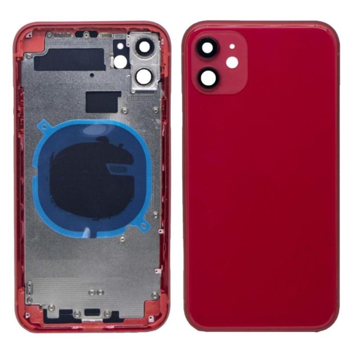 SPAREWARE®  Battery Cover Back Door Panel Body For iPhone 11 -Red (COMPLETE BODY PANEL)