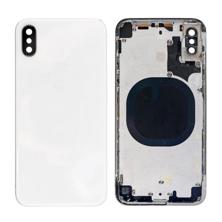 SPAREWARE®  Battery Cover Back Door Panel Body For iPhone X -White (COMPLETE BODY PANEL)