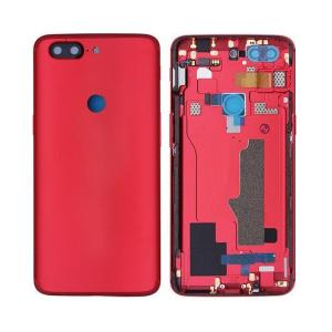 SPAREWARE® Battery Cover Back Door Panel Body For Oneplus 5T -Red