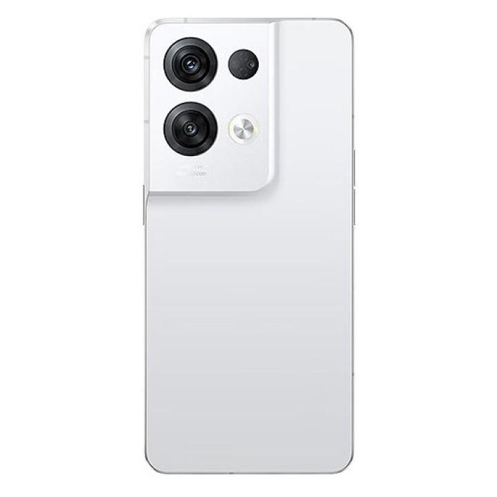 SPAREWARE® Back Panel Back Door Panel Body Cover For Oppo Reno 8 Pro -White (WITH ALL LOGO)