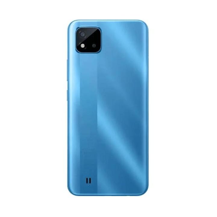 SPAREWARE® Back Panel Back Door Panel Body Cover For Realme C20 -Blue (WITH ALL LOGO)