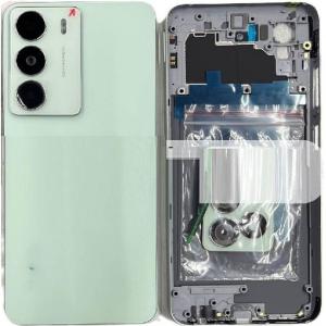 SPAREWARE® Back Panel Back Door Panel Body Cover For Realme C73 -Green (MIDDLE RING + BACK PANEL WITH ALL LOGO)