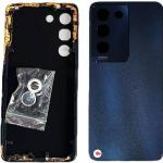SPAREWARE® Back Door Panel Body Back Panel For Vivo T3 -Black (MIDLE RING BODY BACK PANEL CAMERA LENS BUTTON OR WITH ALL LOGO)