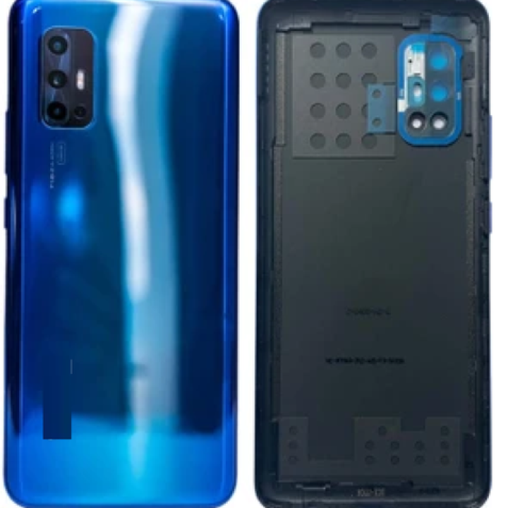 SPAREWARE® Back Door Panel Body Back Panel For Vivo V17  -Blue (MIDDLE RING + BACK PANEL WITH ALL LOGO)