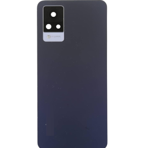 SPAREWARE® Back Door Panel Body Back Panel For Vivo V21 5G -Black(WITH CAMERA GLASS ALL LOGO)