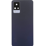 SPAREWARE® Back Door Panel Body Back Panel For Vivo V21 5G -Black(WITH CAMERA GLASS ALL LOGO)
