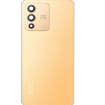 SPAREWARE® Back Door Panel Body Back Panel For Vivo V23 5G -Gold (WITH CAMERA GLASS ALL LOGO)