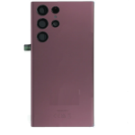 SPAREWARE® Battery Cover Back Door Body Panel For Samsung Galaxy S22 Ultra -Brown