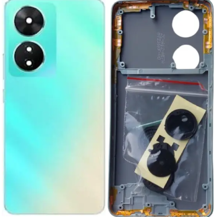 SPAREWARE® Back Door Panel Body Back Panel For Vivo T2 -Green (MIDLE RING BODY BACK PANEL CAMERA LENS BUTTON OR WITH ALL LOGO)
