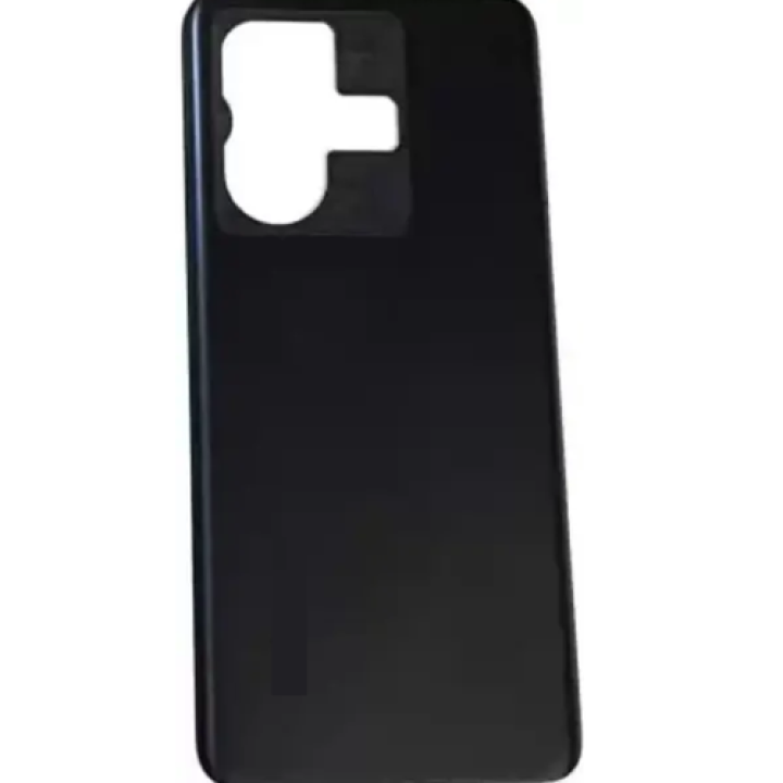 SPAREWARE® Back Door Panel Body Back Panel For Vivo T1 Pro -Black (WITH ALL LOGO)
