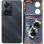 SPAREWARE® Back Door Panel Body Back Panel For Vivo T2 -Black (MIDLE RING BODY BACK PANEL CAMERA LENS BUTTON OR WITH ALL LOGO)
