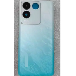 SPAREWARE® Back Door Panel Body Back Panel For Vivo T2 Pro -Blue (CAMERA GLASS LENS OR WITH ALL LOGO)