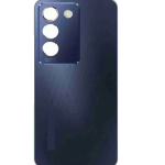 SPAREWARE® Back Door Panel Body Back Panel For Vivo T3 -Black (WITH ALL LOGO)