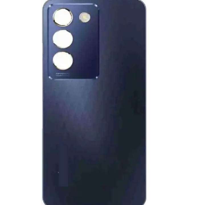 SPAREWARE® Back Door Panel Body Back Panel For Vivo T3 -Black (WITH ALL LOGO)