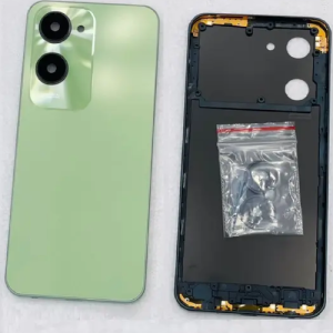 SPAREWARE® Back Door Panel Body Back Panel For Vivo T3 Lite -Green (MIDLE RING BODY BACK PANEL CAMERA LENS BUTTON OR WITH ALL LOGO)