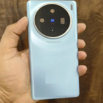 SPAREWARE® Back Door Panel Body Back Panel For Vivo X100 -Blue (CAMERA GLASS LENS OR WITH ALL LOGO)