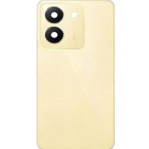 SPAREWARE® Back Door Panel Body Back Panel For Vivo Y36 -Gold (CAMERA GLASS LENS OR WITH ALL LOGO)