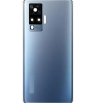 SPAREWARE® Back Door Panel Body Back Panel For Vivo X50 -Black (CAMERA GLASS LENS OR WITH ALL LOGO)