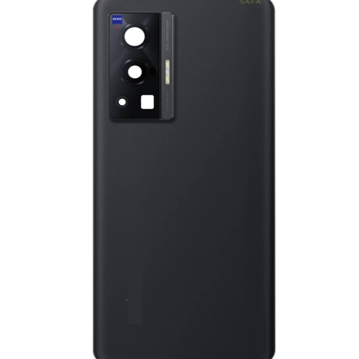 SPAREWARE® Back Door Panel Body Back Panel For Vivo X70 Pro -Black (CAMERA GLASS LENS OR WITH ALL LOGO)