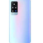 SPAREWARE® Back Door Panel Body Back Panel For Vivo X60 Pro -Blue (CAMERA GLASS LENS OR WITH ALL LOGO)