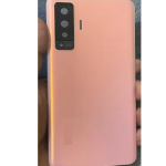 SPAREWARE® Back Door Panel Body Back Panel For Vivo X50 -Pink (CAMERA GLASS LENS OR WITH ALL LOGO)
