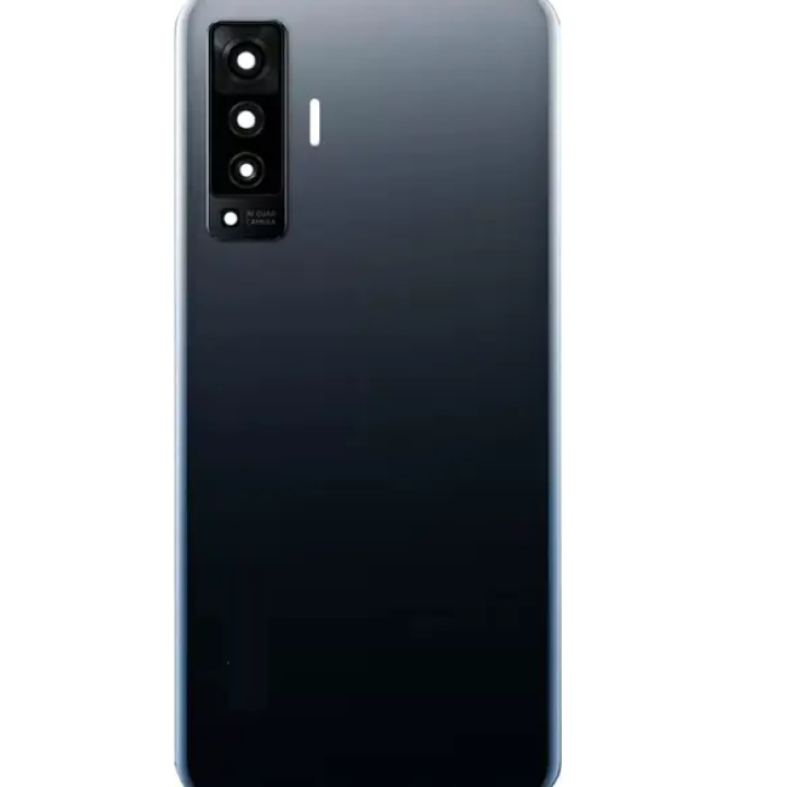 SPAREWARE® Back Door Panel Body Back Panel For Vivo X50 -Black (CAMERA GLASS LENS OR WITH ALL LOGO)