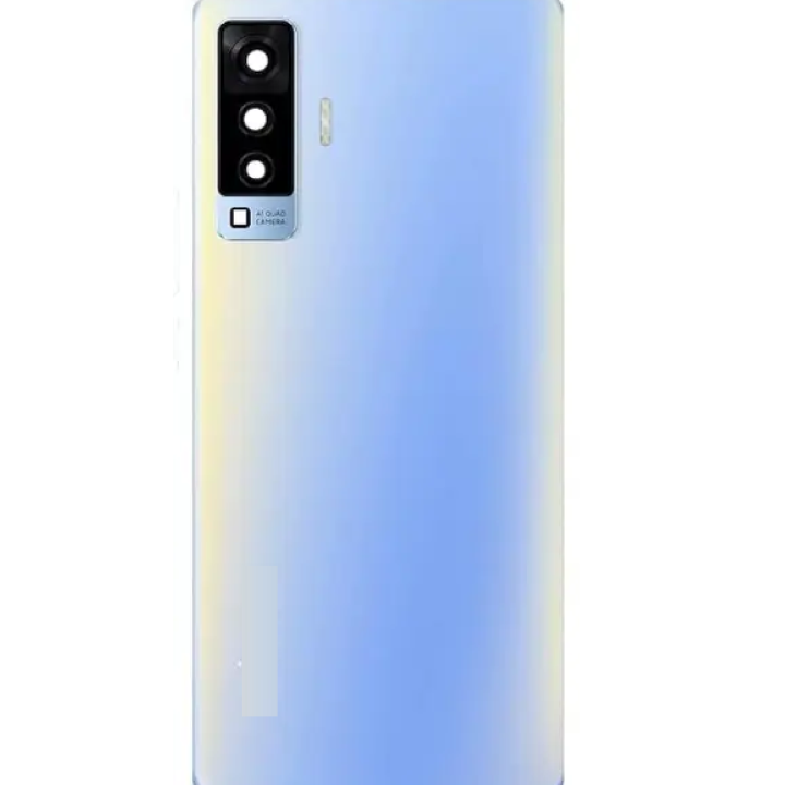 SPAREWARE® Back Door Panel Body Back Panel For Vivo X50 -Blue (CAMERA GLASS LENS OR WITH ALL LOGO)