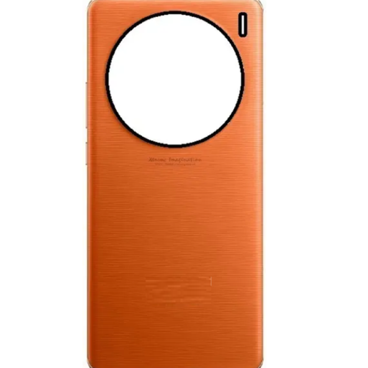 SPAREWARE® Back Door Panel Body Back Panel For Vivo X100 -Orange (WITH ALL LOGO)