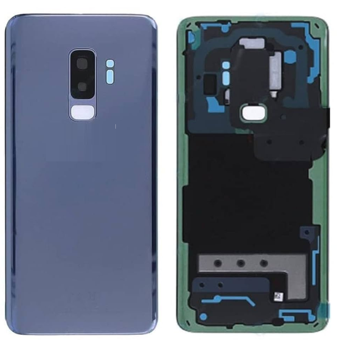 SPAREWARE® Battery Cover Back Door Body Panel For Samsung Galaxy S9 Plus -Blue (WITH CAMERA LENS)