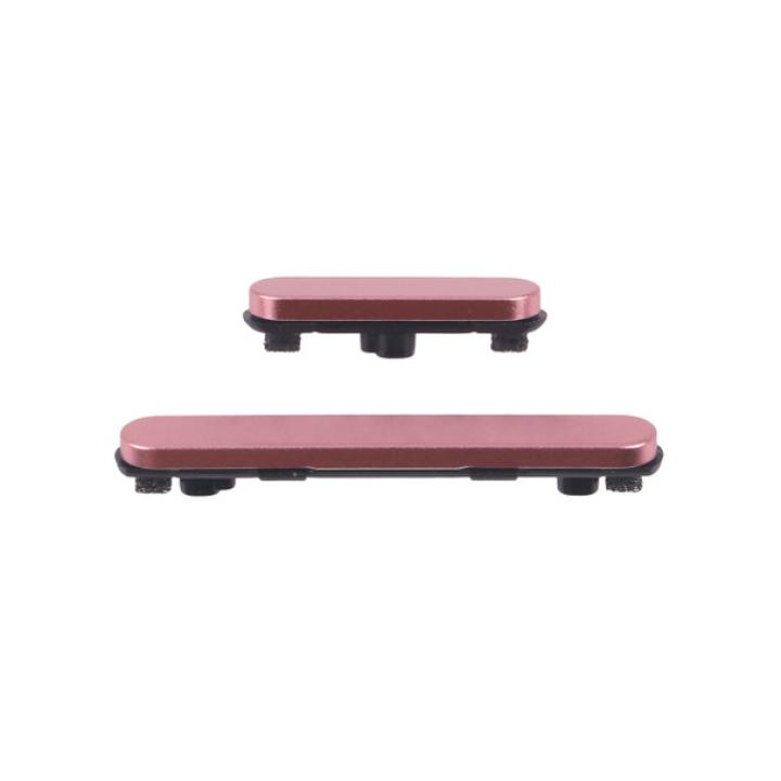SPAREWARE® External Power Volume Body Side Button Out Key Compatible For Google Pixel 9A -Red