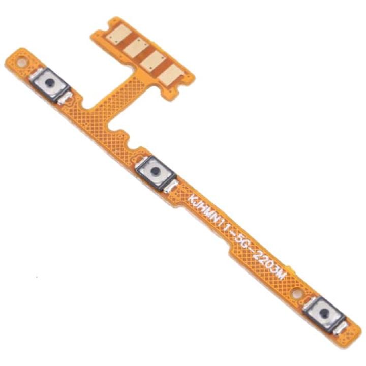 SPAREWARE® Power On Off Flex Volume Button Flex Cable For Mi Redmi Note 11T 5G
