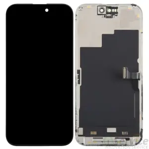 SPAREWARE® Touch Screen Digitizer Display Combo Folder For iPhone 15 Pro Max -Black