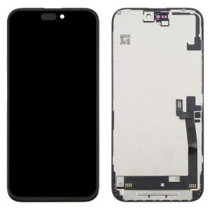 SPAREWARE® Touch Screen Digitizer Display Combo Folder For iPhone 16 Plus -Black