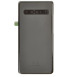 SPAREWARE® Battery Cover Back Door Body Panel For Samsung Galaxy S10 5G -Black (WITH CAMERA GLASS)