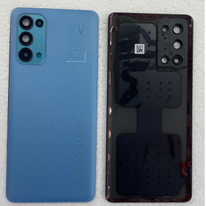 SPAREWARE® Back Panel Back Glass Body Panel For Oppo Reno 5 Pro -Blue (WITH LENS 100% ORIGINAL)