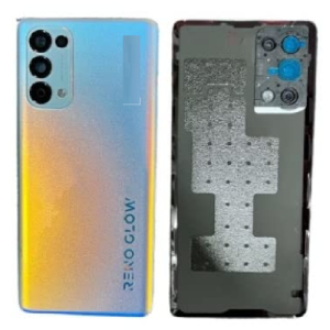 SPAREWARE® Back Panel Back Glass Body Panel For Oppo Reno 5 Pro -Gold (WITH LENS 100% ORIGINAL)