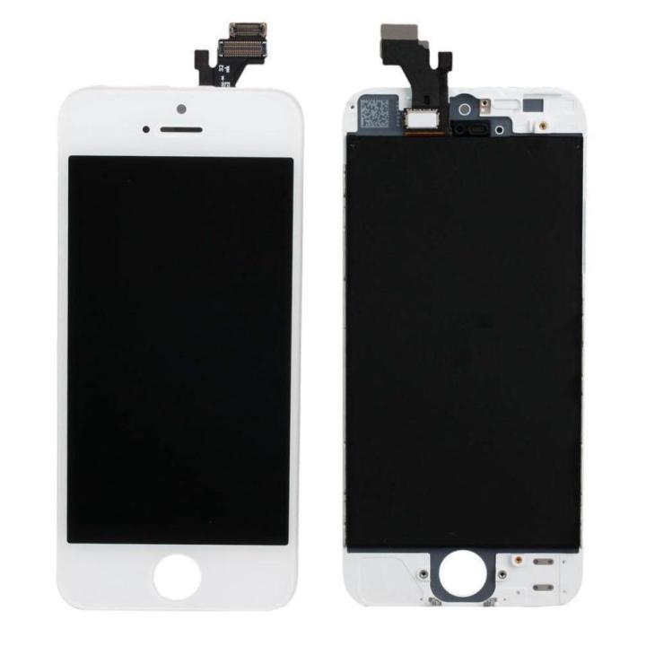 SPAREWARE® Touch Screen Digitizer Display Combo Folder For iPhone 5S -White
