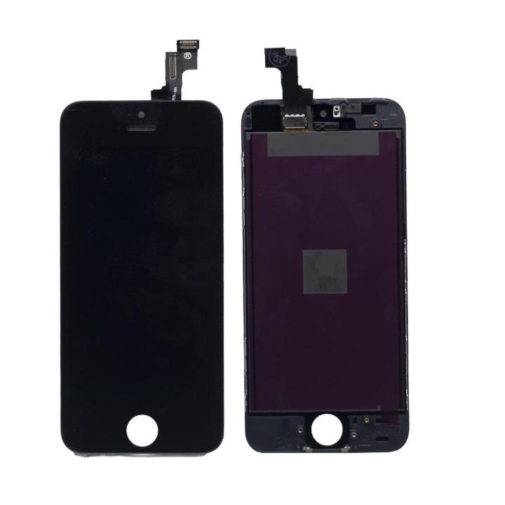 SPAREWARE® Touch Screen Digitizer Display Combo Folder For iPhone 5 SE -Black