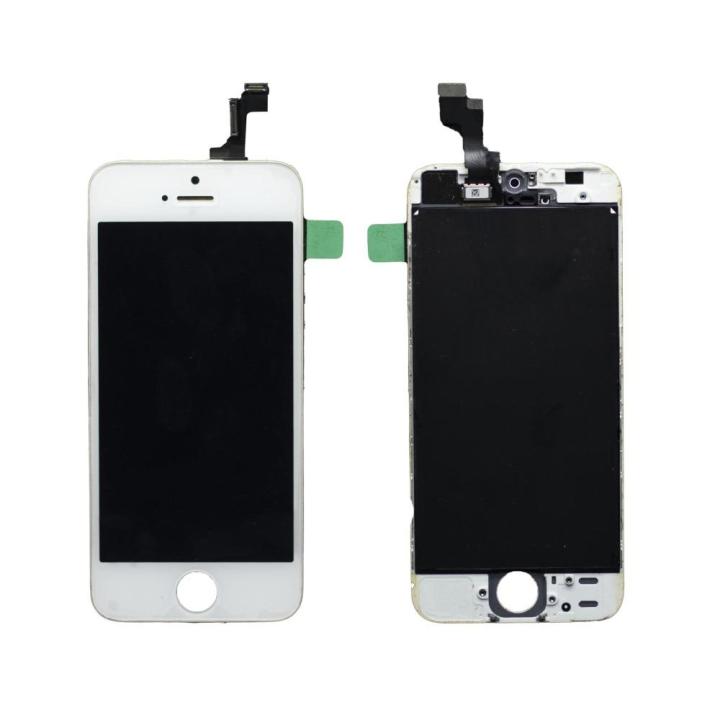 SPAREWARE® Touch Screen Digitizer Display Combo Folder For iPhone 5 SE -White