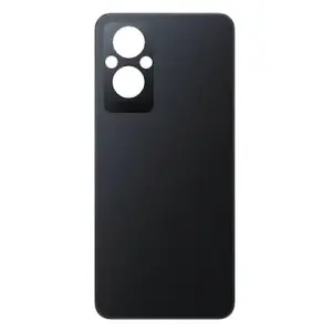 SPAREWARE® Back Panel Back Door Panel Body Cover For Oppo F21 Pro 5G -Black (WITH ALL LOGO)