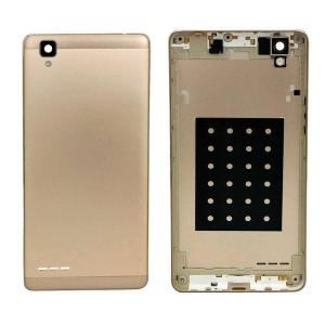 SPAREWARE® Back Panel Back Door Panel Body Cover For Oppo F1 -Gold (WITH LOGO & BUTTON)