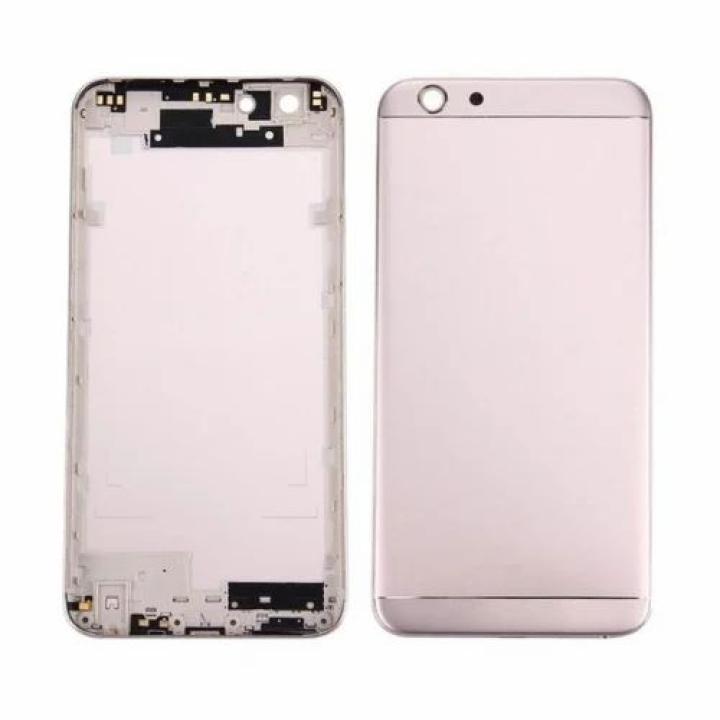 SPAREWARE® Back Panel Back Door Panel Body Cover For Oppo F1S -Gold (WITH LOGO & BUTTON)