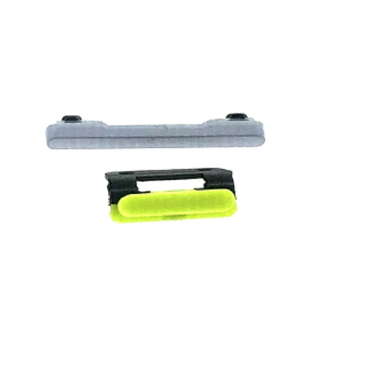SPAREWARE® Out Key Body Side Power Volume Button For Google Pixel 3A -Purple + Green