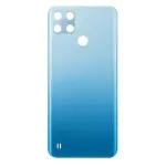 SPAREWARE® Back Panel Back Door Panel Body Cover For Realme C25Y-Blue (WITH ALL LOGO)