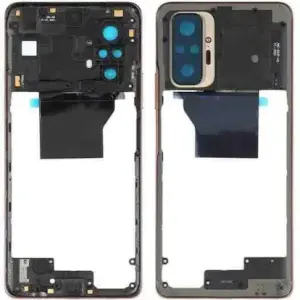 SPAREWARE® Back Panel Body Cover For Mi Redmi Note 10 Pro Max -Gold (WITH LENS MIDLE RING ONLY)