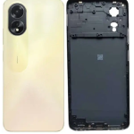 SPAREWARE® Back Panel Back Door Panel Body Cover For Oppo A18 -Gold  (MIDDLE RING BACK SIDE BUTTON CAMERA LENS OR LOGO)