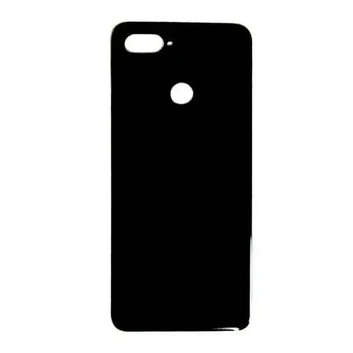SPAREWARE® Back Panel Back Door Panel Body Cover For Realme U1 -Black (WITH ALL LOGO)